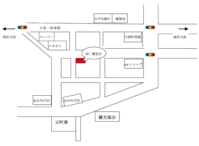 �挙�葉堂店舗地図